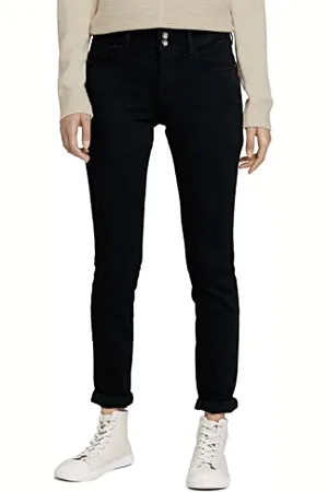 TOM TAILOR 202212 Alexa Skinny Jeans Femme ,10270 - Black Black Denim ,33W / 32L