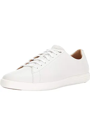 Cole Haan Homme Grand Crosscourt Sneaker Baskets, Blanc (White Leather White Leather), 42 EU