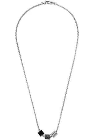 Emporio Armani Collier Pour Hommes , 52.5 Cm Collier En Acier Inoxydable Argenté, EGS2383020