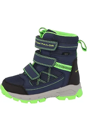 TOM TAILOR 4270403 Botte de Neige, Navy-Green, 30 EU