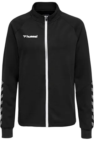 Hummel Femme Hmlauthentic en Poly Zip pour Femme Veste, noir/blanc, M EU