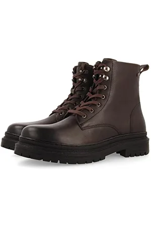 Gioseppo Bottes en Cuir Couleur à Lacets pour Homme Dolton