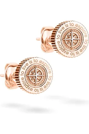 Fynch-Hatton FHJ-0089-E-09 Clous d’oreilles en acier inoxydable, (placage ionique)