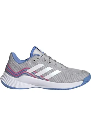 adidas Femme Novaflight Volleyball Shoes Chaussures, Grey Two/Cloud White/Silver Dawn, 42 EU