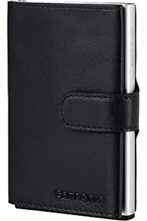 Samsonite Alu Fit SLG - Portefeuille, 10,2 cm, Noir (Noir)