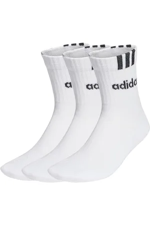 adidas HT3437 C 3S LIN 3P Socks Unisex white/black KXL