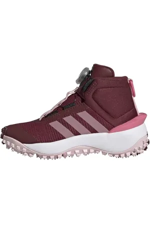 adidas Fortatrail Shoes Kids Chaussures de Course, Shadow Red/Orchid/Clear Pink, 31 EU