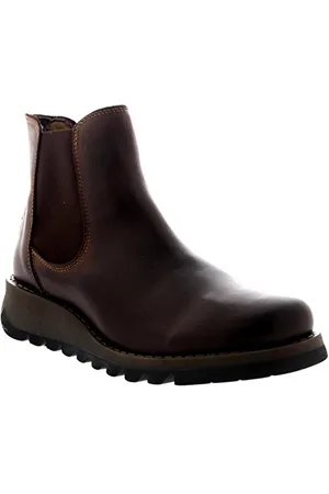 Fly London Femme SALV Bottes Chelsea, Marron (Dark Brown 001), 40 EU