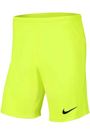 Nike Park 3 Shorts Homme, Volt/Noir, L