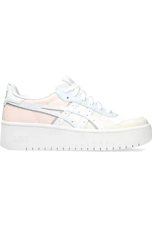 Asics Femme Japan S PF Sneaker, White Pearl Pink, 43.5 EU