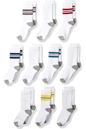 Amazon Chaussettes de sport en coton Garçon, 10 Paires, , 9 ans