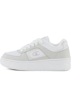 Champion Femme Foul Play Plat Velour W Low Baskets, Light Gris (ES002), 36.5 EU