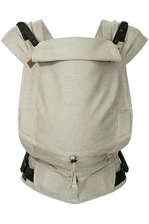 Hoppediz Porte-bébé Primeo Full-Buckle dès la naissance (2.5-15 kg), Porte-bébé ventral et dorsal, Taille Réglable, 100% coton bio, Design