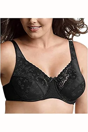Playtex By Bali Soutien-Gorge à Armatures Motif Floral - Noir - XL