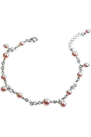 ORPHELIA Bracelet pour enfant en argent 925 rhodié, taille unique, Argent sterling, Perle