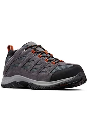Columbia CRESTWOOD WATERPROOF Chaussures Basses De Randonnée Et Trekking imperméables Homme, Gris (Graphite x Dark Adobe), 43.5 EU