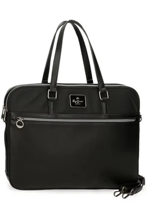 Pepe Jeans Christine Mallette pour Ordinateur Portable 40 x 30 x 5 cm Polyester avec détails en Cuir synthétique by Joumma Bags, , Talla única, Sacoche pour Ordinateur Portable