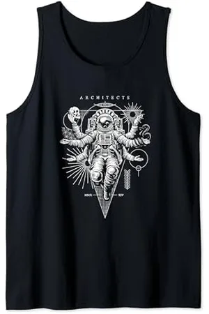Architects Débardeur Astronaute Unisex Adulte S Tank Top Coupe Classique Sans Manche Col Rond