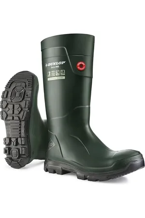 Dunlop Protective Footwear, LJ0KL01, Purofort TerraPRO, Vert/Noir, Taille 44 EU