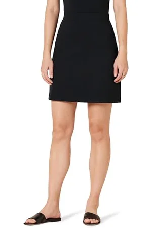 Amazon Jupe trapèze Ponte Facile à Enfiler, Courte Femme, , XS