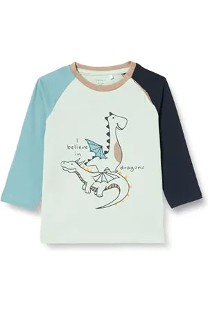 NAME IT Nbmdish Ls Top T-Shirt Manches Longues, , 3 Mois Bébé garçon