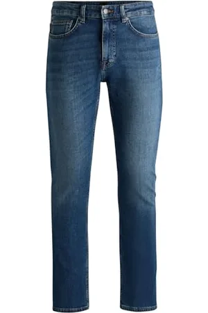 HUGO BOSS Hommes Delaware BO Delaware Jean Slim Bleu en Denim Stretch Confortable