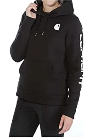 Carhartt Clarksburg Sleeve Logo Hooded Sweatshirt Sweat à Capuche, , L Femme