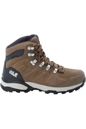 Jack Wolfskin Femme REFUGIO TEXAPORE MID W Chaussure de Trail, Marron / Apricot, 42 EU
