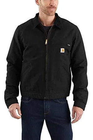 Carhartt Detroit Veste en Toile Lourde avec Doublure Matelassée Coupe Décontractée Homme, , XXL
