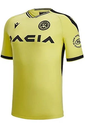 macron Udinese, Maillot Enfant, Saison 2022/23 Officiel Extérieur - Jaune - M