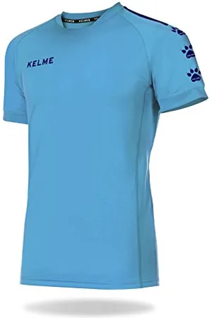 kelme Lince T-Shirt Football, Enfants M Bleu Ciel/Bleu Marine