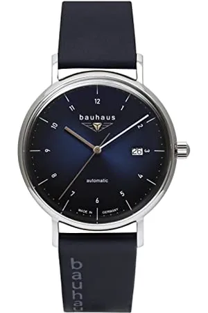 Bauhaus Hommes Analogique Automatique Suisse Montre avec Bracelet en Cuir 2152-3