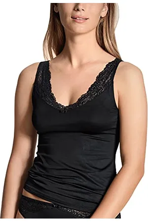 Calida Débardeur Sensual Secrets , FR36 - EU34 - XS - T0, Caraco, , 57% Viscose, 38% Coton, 5% élasthanne