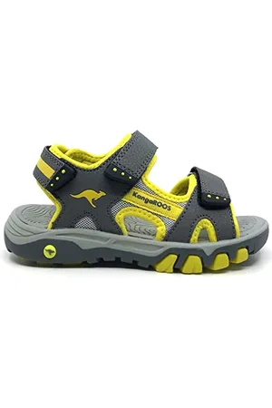 KangaROOS K-Celtic Stan Sandale, Acier Gris Citron, Chrome, 30 EU