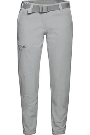 Maier Sports Lulaka 7/8, Pantalon de randonnée pour Femme, Pantalon Outdoor 7/8 déperlant pour Le Trekking et la randonnée, sans PFC, MSTRETCH Pro 4 et Dryprotec, Gris, 40 (W31/L31)