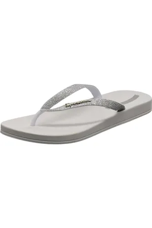 Ipanema Femme ANAT Lolita FEM Flip-Flop, White/Silver, 43 EU