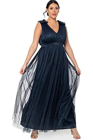 Maya Deluxe Maya Berry Embellished Halter Neck Maxi Dress Robe de Demoiselle d
