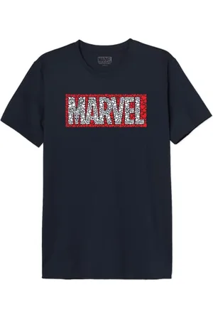 Marvel « Logo » MEMARCOTS294 T-Shirt Homme, , Taille S