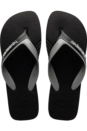 Havaianas Décontracté 2.0, Tongues Homme, Noir Acier Gris, 39/40 EU
