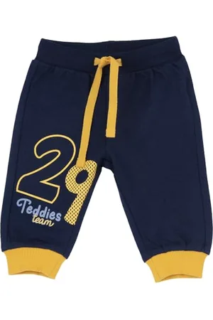 chicco Pantalon Bébé, Confortable et à la Mode, avec Taille Élastique et Élastique à la Cheville, en Coton Doux, Lavable en Machine, Vêtements Bébé 0-24 Mois