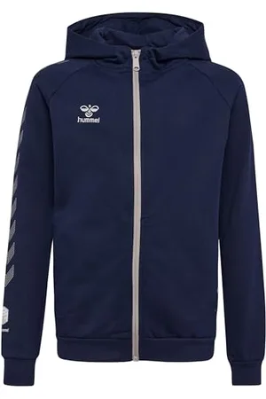 Hummel Hmlmove Grid Cotton Sweat à Capuche zippé Unisexe pour Enfant