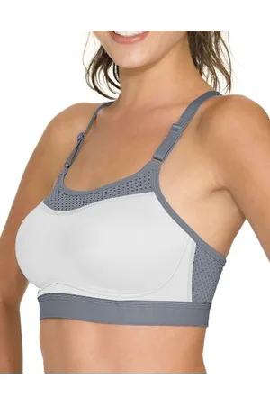 Champion Afficher Le Soutien-Gorge de Sport, Opaque, Blanc, L Femme