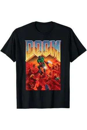DOOM 1993 Video Game Cover Art T-Shirt