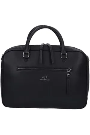 Armani Exchange Essential, Dino, Briefcase, Convertable Strap, Mallette à Lettres Homme, , Taille Unique