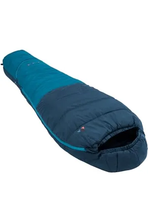 Vaude Alpli Adjust 400 II Syn Sac de Couchage Jeunesse Unisexe, Baltic Sea, Gauche