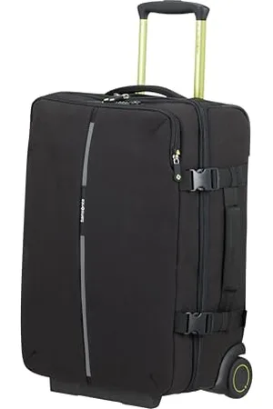 Samsonite Securripak - Sac de Voyage S avec Roues, 57 cm, 39 L, Noir (Acier Noir)