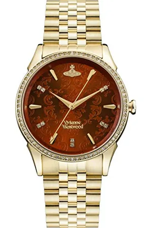 Vivienne Westwood Femmes Analogique Quartz Montre avec Bracelet en Acier Inoxydable VV208RDGD