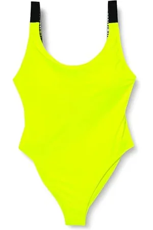 Calvin Klein Maillot de Bain Femme One Piece Dos Échancré, , L