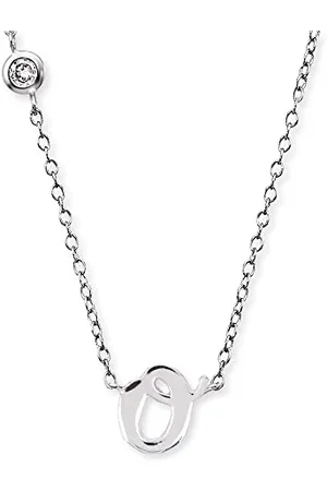 Engelsrufer Collier pour femme en argent sterling avec pendentif lettre O - serti d