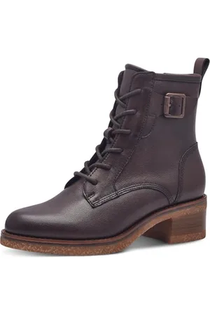 Marco Tozzi Bottines à Lacets pour Femme 2-25111-43 Botte Tendance, , 38 EU